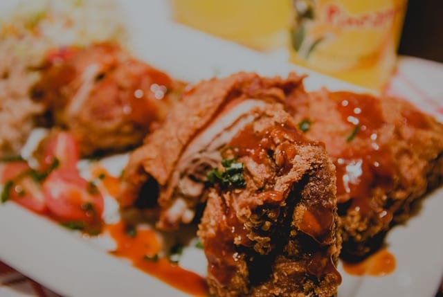 BBQ Fried Chicken Leg.