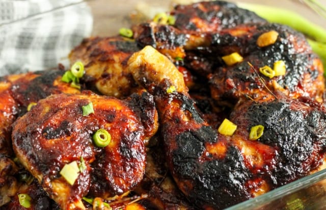 BBQ Jerk Chicken Leg.