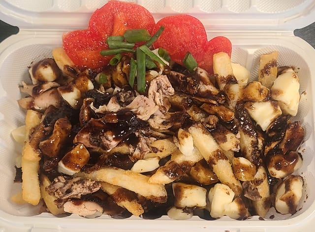 Jerk Chicken Poutine.